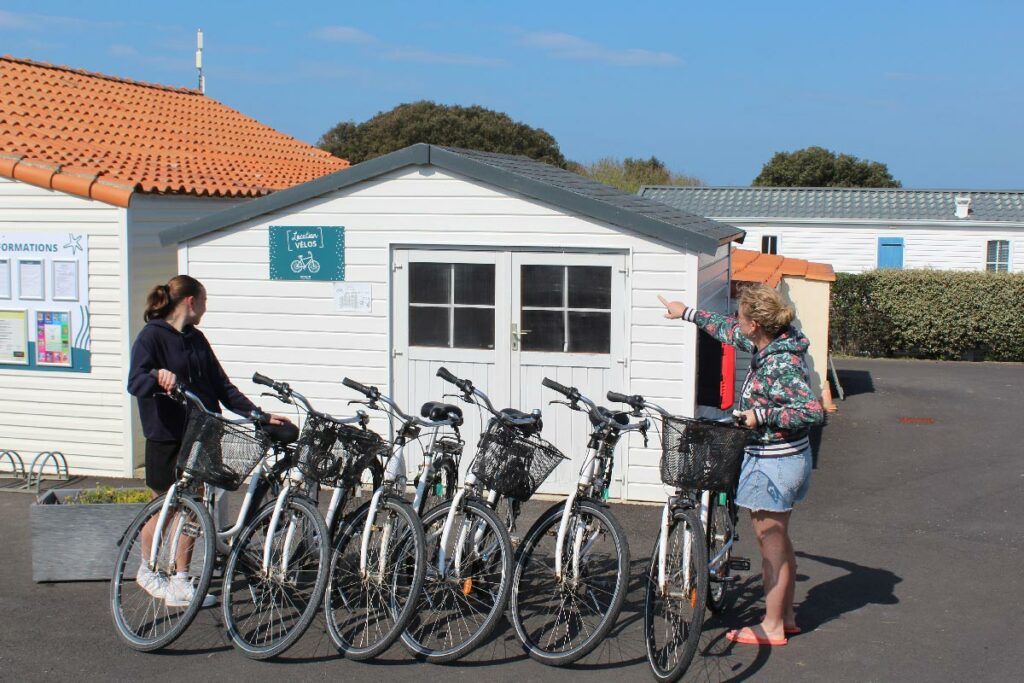location de vélo au camping en Vendée
